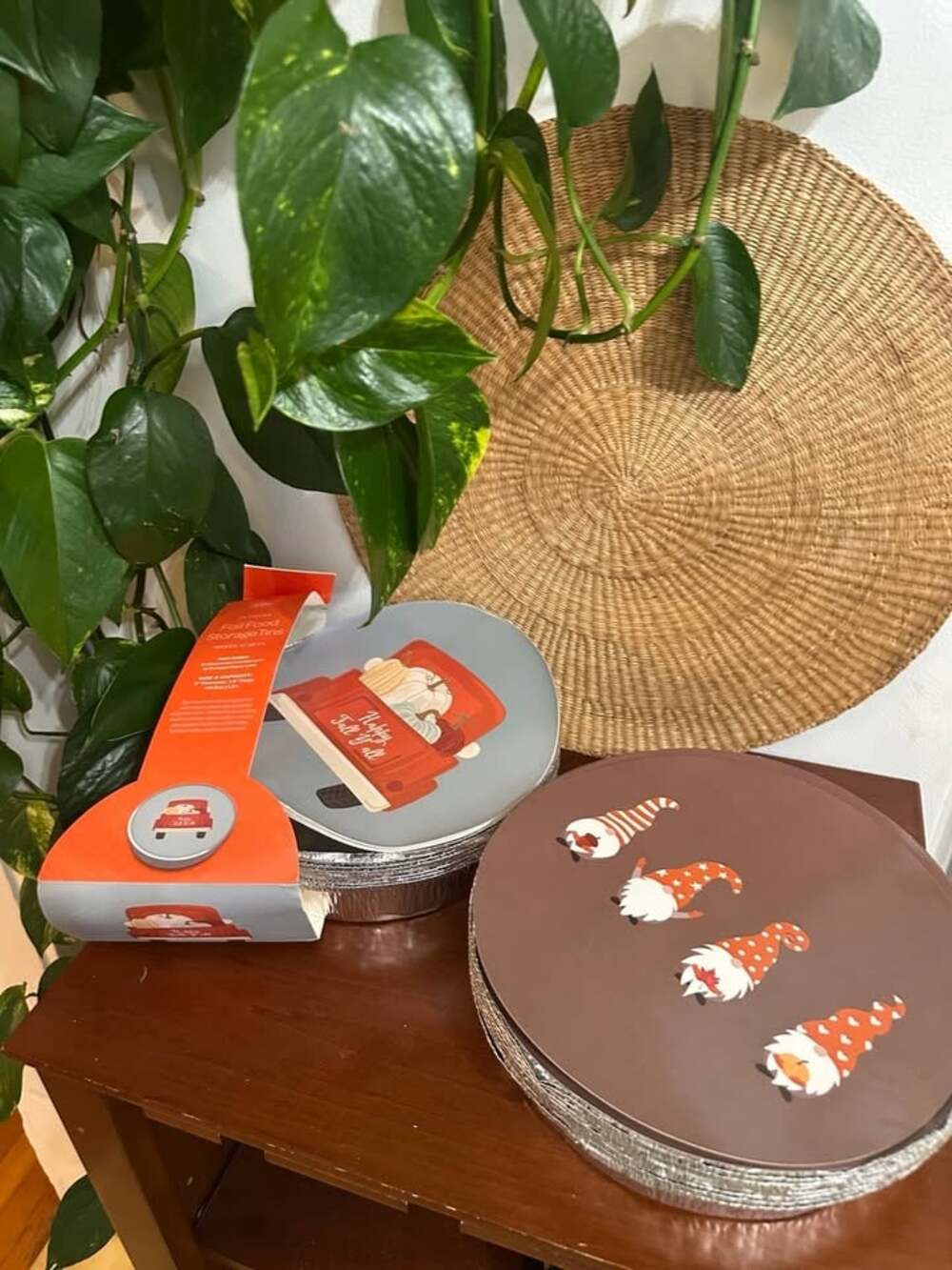 Happy fall y’all food foil, storage tins